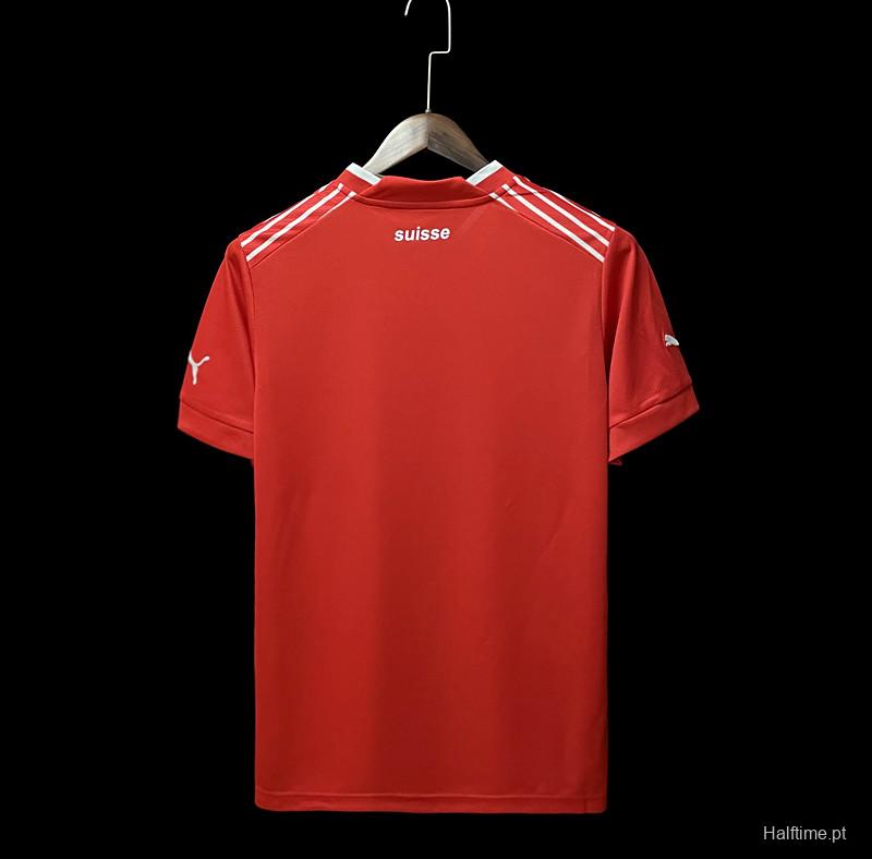 2022 Switzerland Home Soccer Jersey