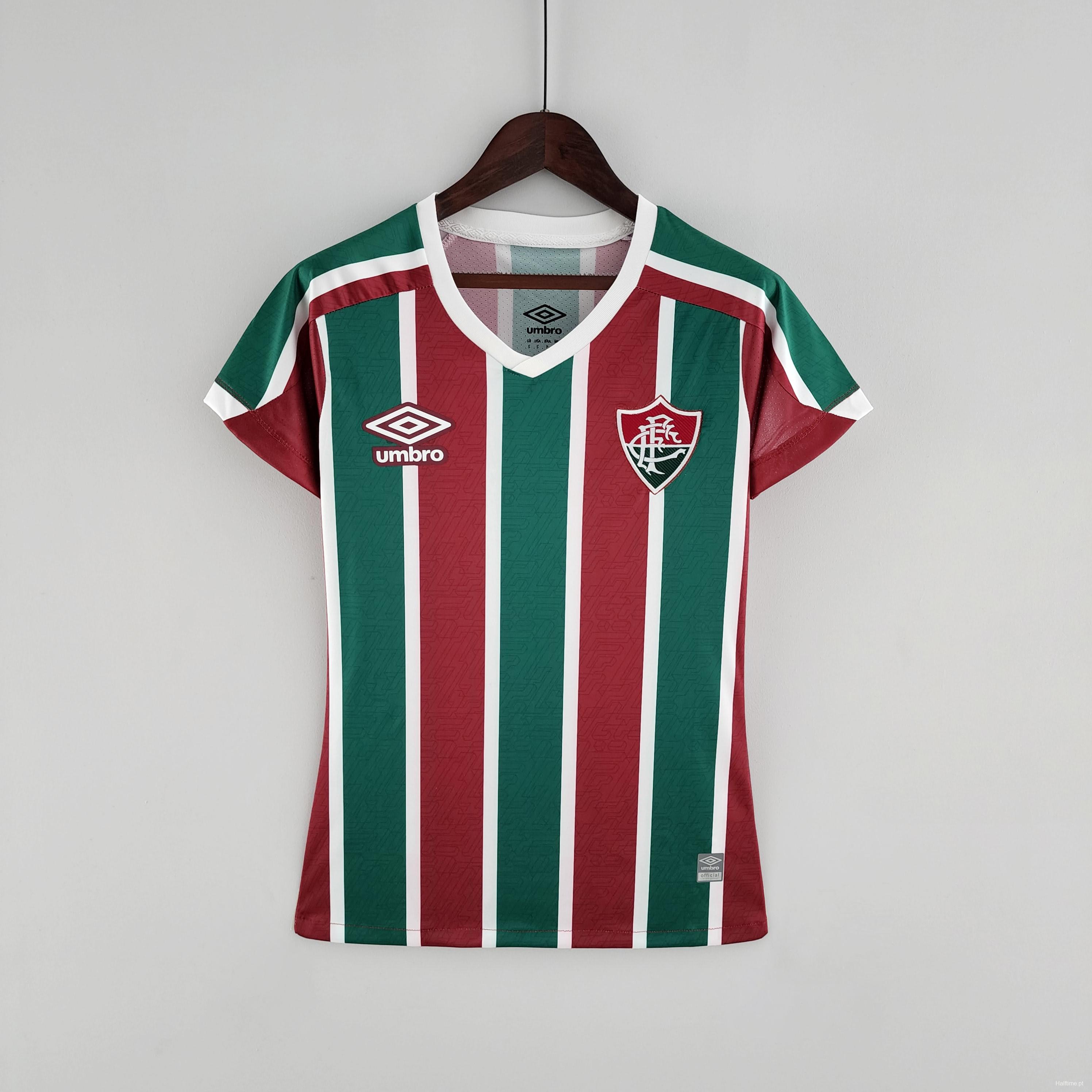 2022 Woman Fluminense Home Soccer Jersey