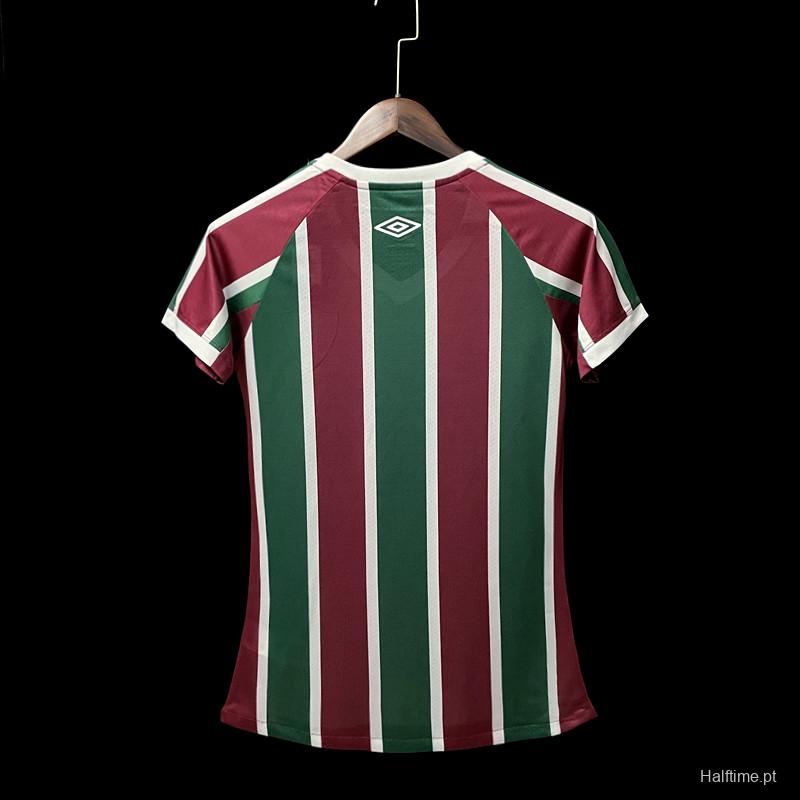 22/23 Fluminense Home Woman Soccer Jersey