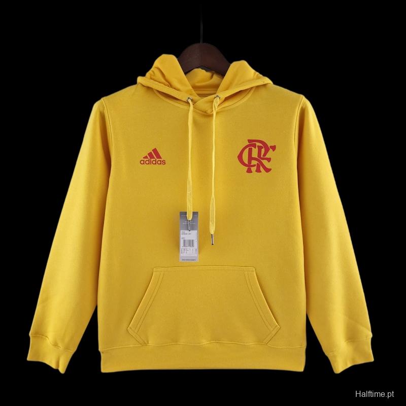 2022 Flamengo Hoodie Yellow