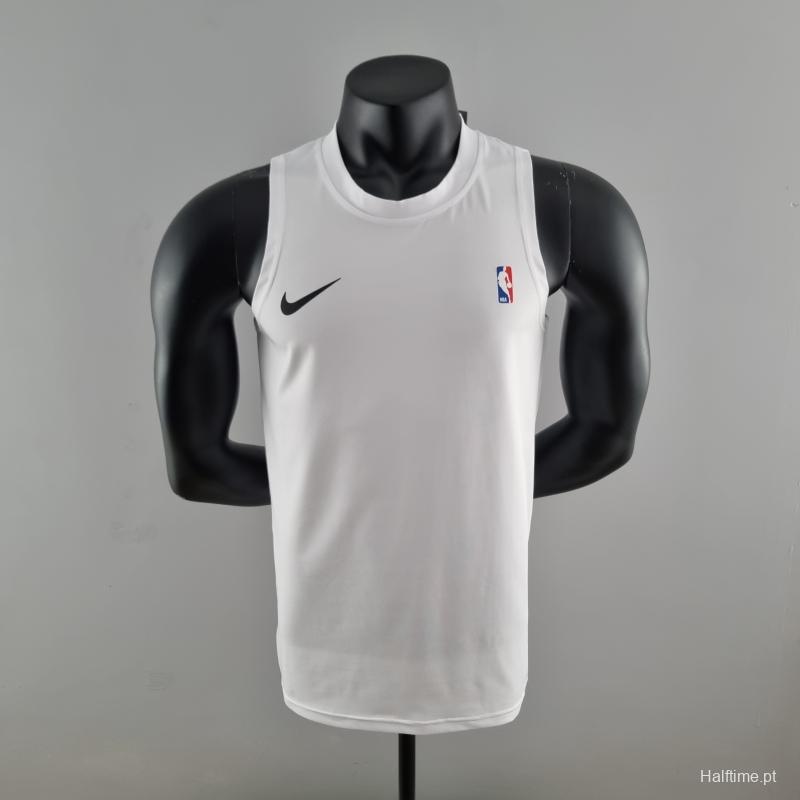 2022 Nike Pure White Vest Shirts #K000190