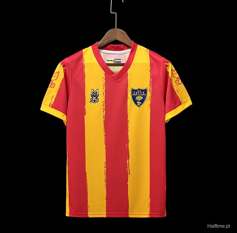 22/23 Lecce Home Soccer Jersey