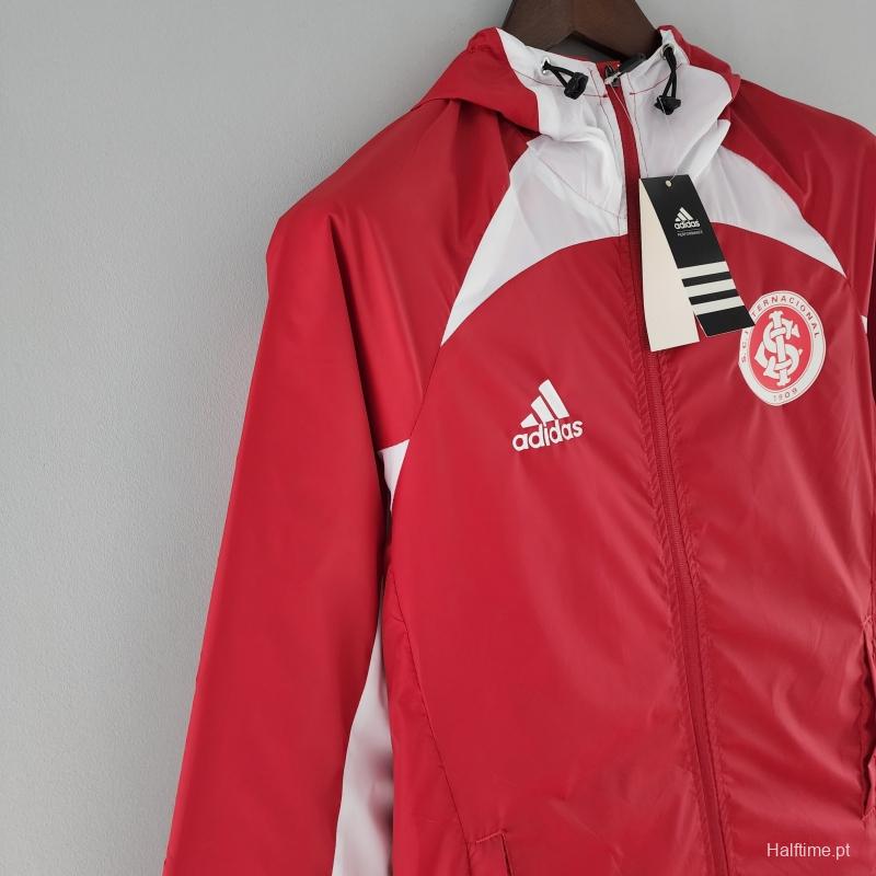 2022 SC Internacional Windbreaker Red And White