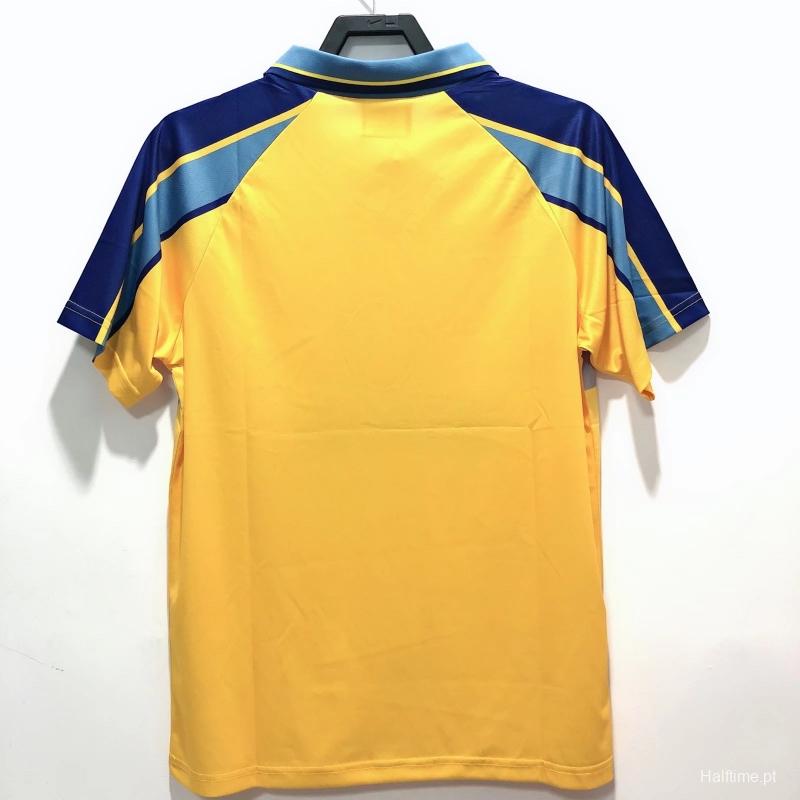 Retro 95/97 Chelsea Away Yellow Soccer Jersey