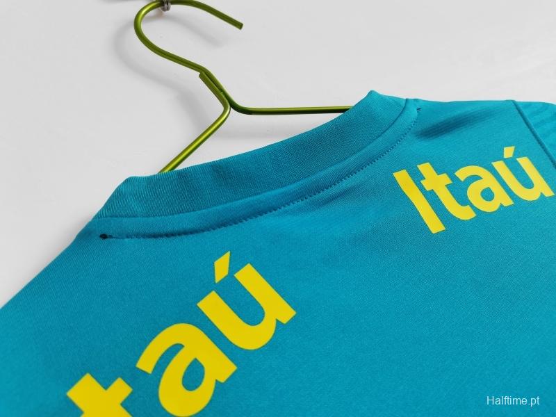 Retro 2021 Brazil Blue Training Jersey