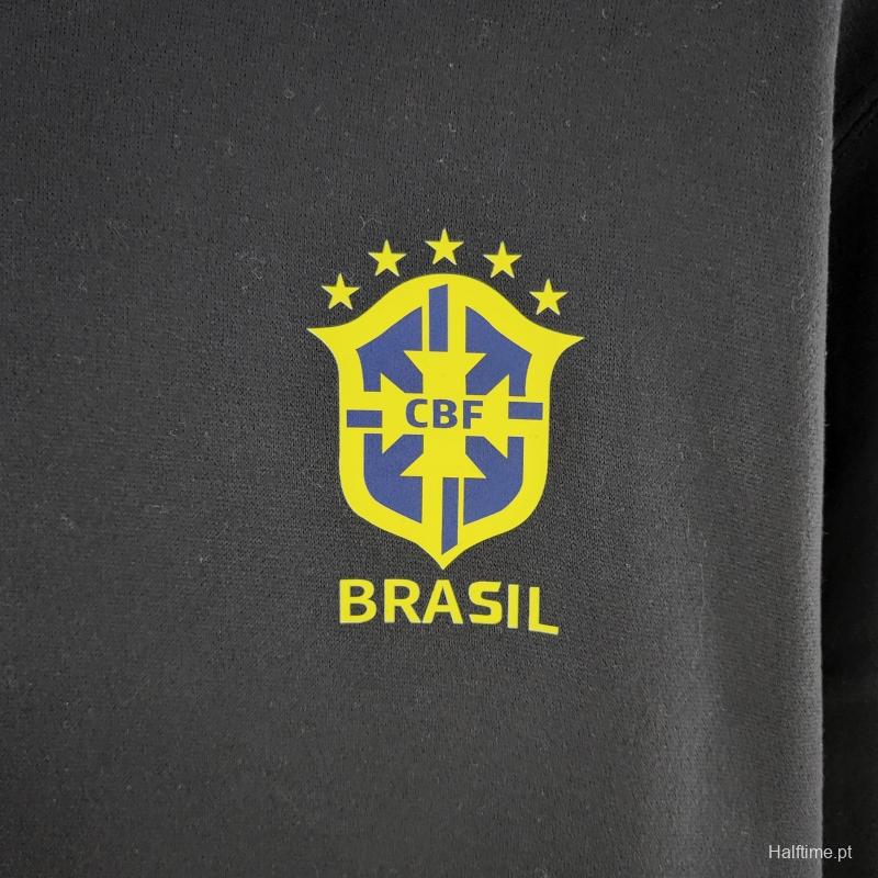 2022 Brazil Hoodie Black