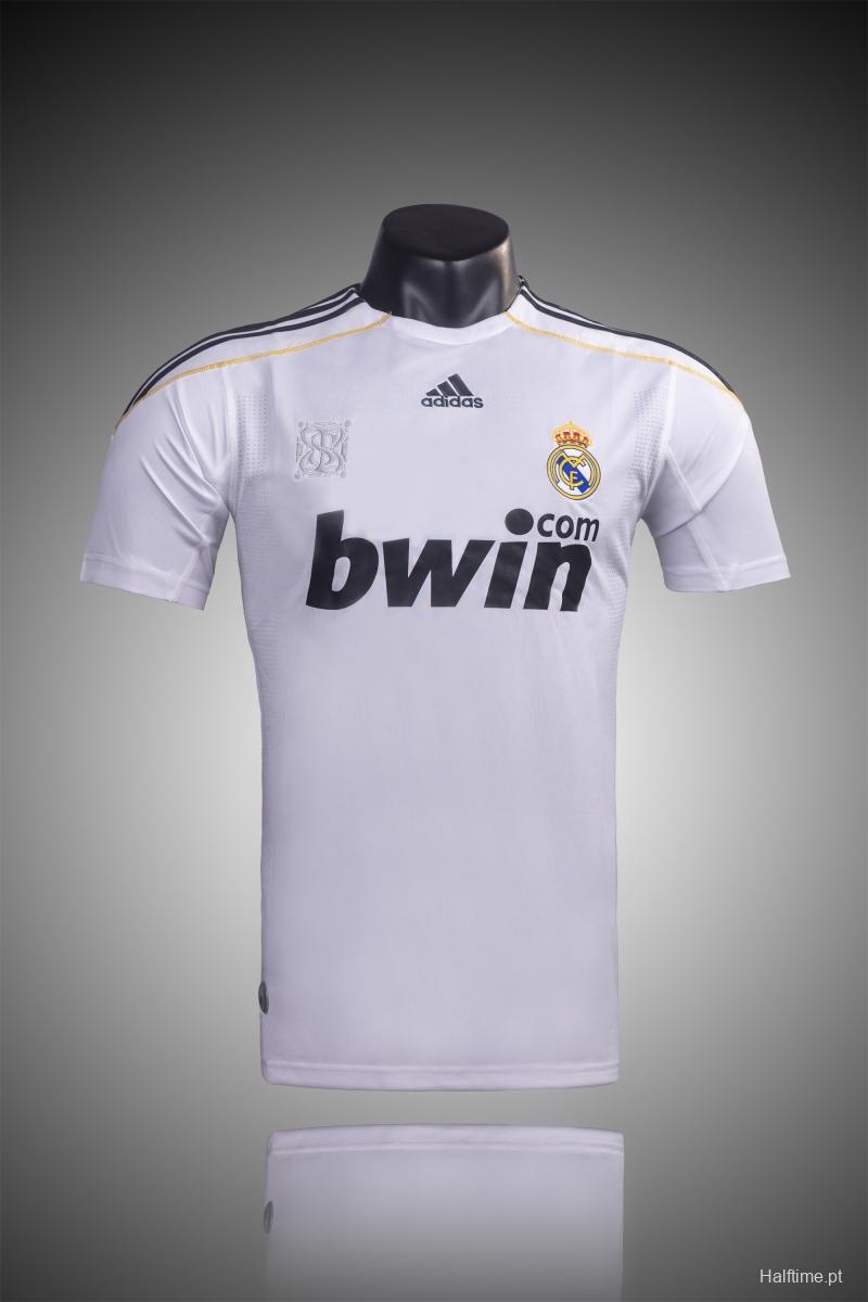 RETRO 09/10 Real Madrid Home Soccer Jersey