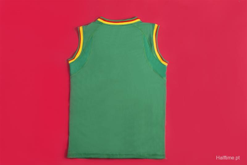 Retro 2002 Cameroon Home Soccer Jersey