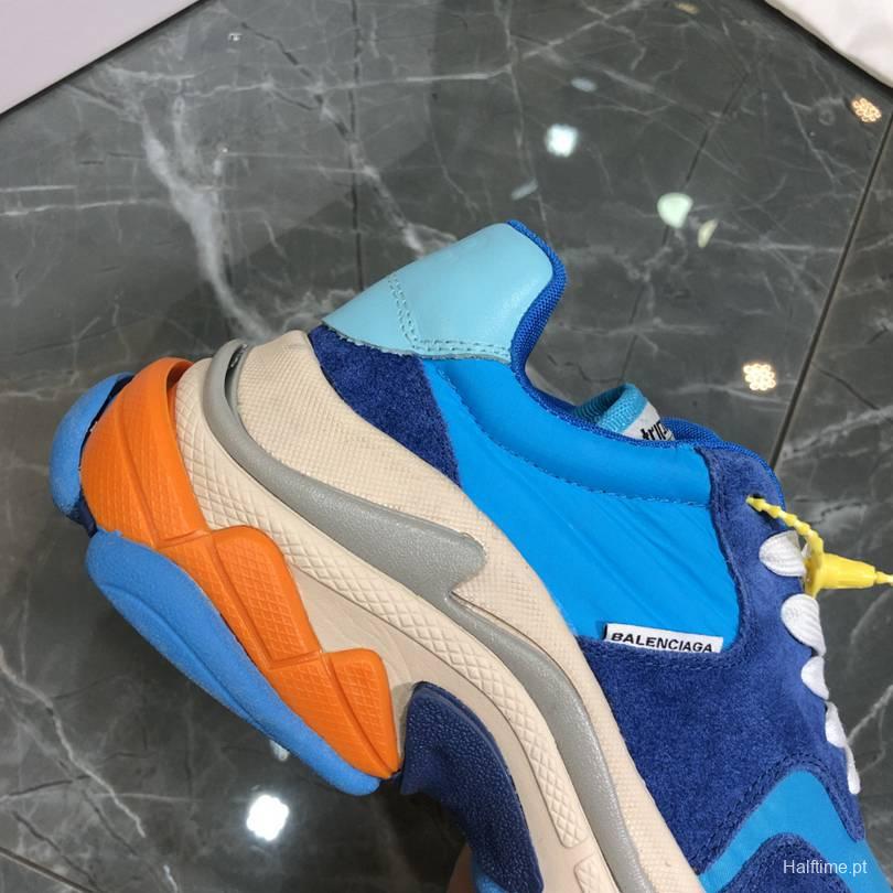 Men/Women Balenciaga Triple S Blue Sneaker Item 6380340