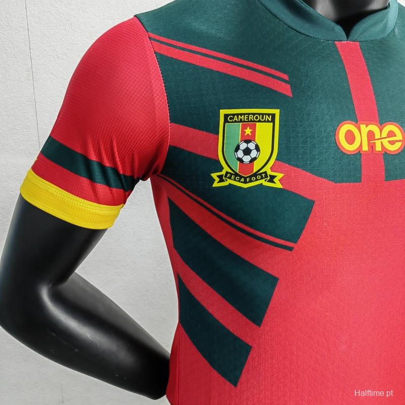 Player Version 2022 Cameroon Away Red Jersey