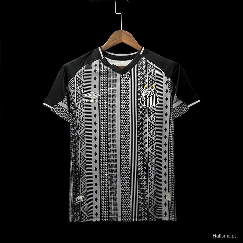 22/23 Santos Third Black Jersey