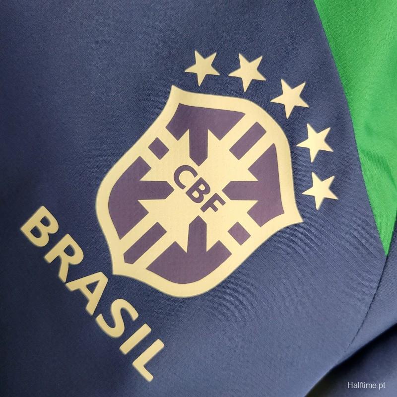 2023 Brazil Royal Blue Windbreaker