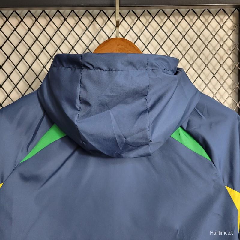 2023 Brazil Royal Blue Windbreaker