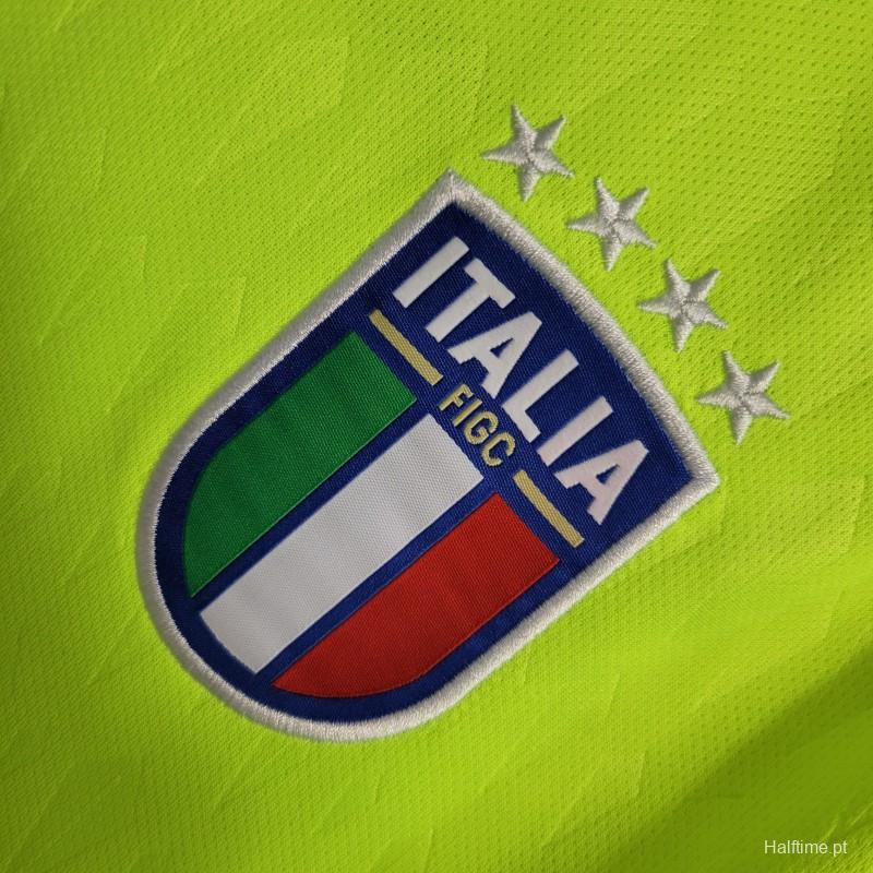 23-24 Italy Goalkeeper Green Jersey