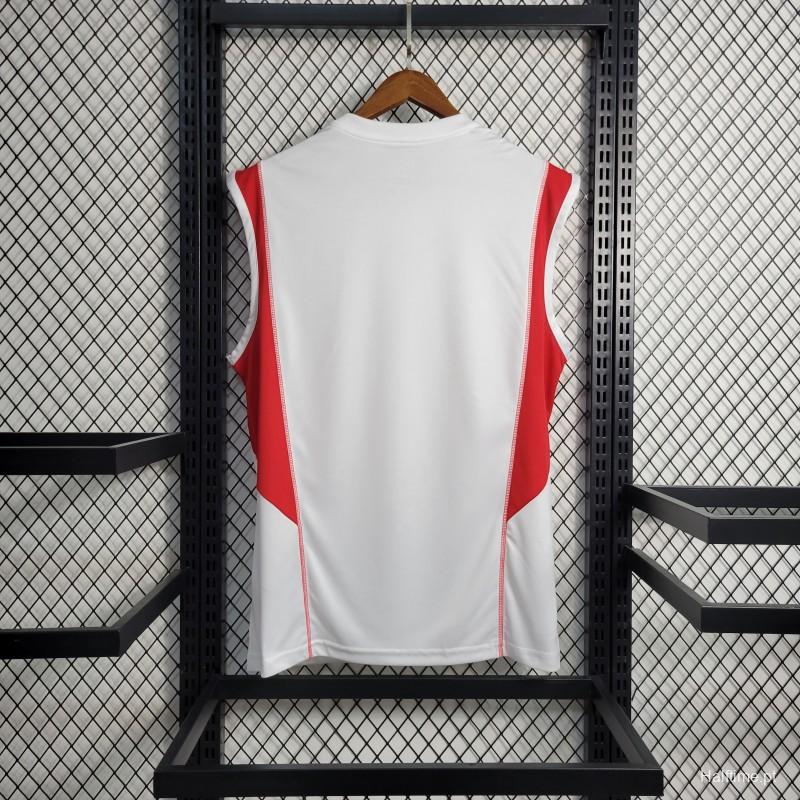 23-24 Flamengo Training Jersey White Tank Top