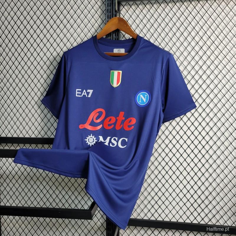 23/24 Napoli Blue Training Jersey