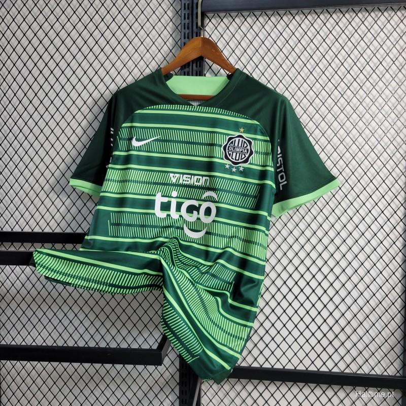 23-24 Paraguayan Club Olimpia Third Green Jersey