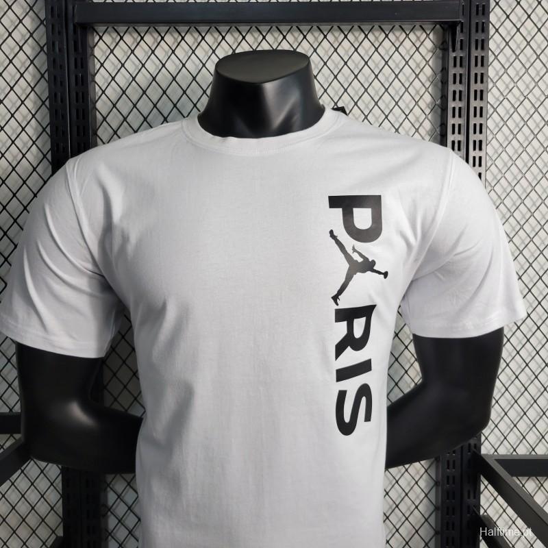 2023 NIKE PSG White T-shirts