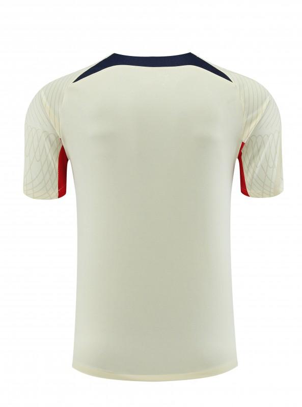 23-24 PSG Beige Short Sleeve+Shorts