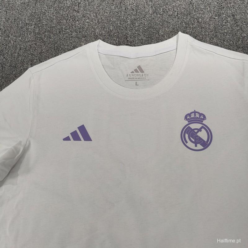 23/24 Real Madrid Copa Del Rey Finals Sevilia White T-Shirt