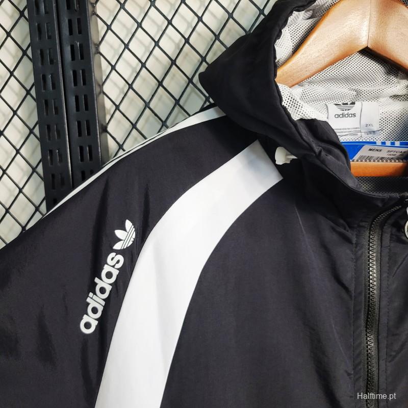 2023 Adidas Originals Black Windbreaker