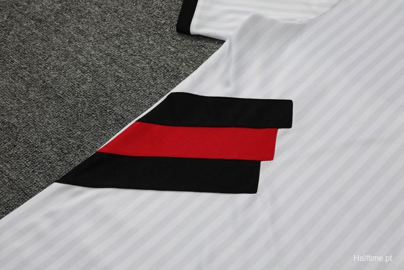 23-24 Flamengo White Remake Icon White Short Sleeve Jersey+Shorts