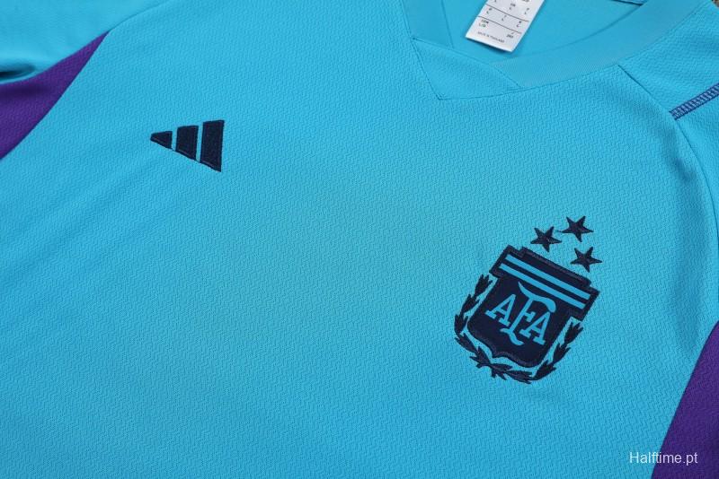 2023 ArgentinaBlue Short Sleeve+Shorts