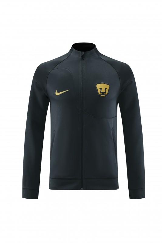 23/24 Pumas UNAM Black Full Zipper Jacket+Pants