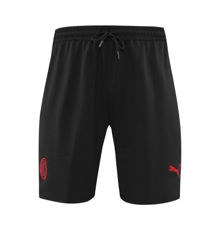 23/24 AC Milan Red/Black Cotton Short Sleeve Jersey+Shorts