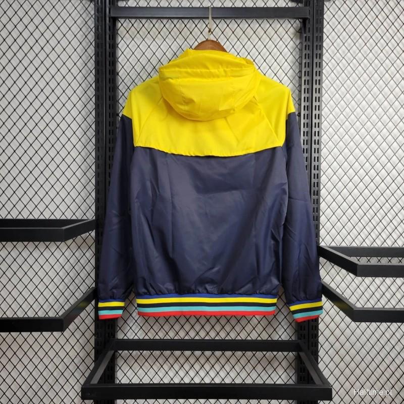 24/25 Corinthians  Navy/Yellow Windbreaker