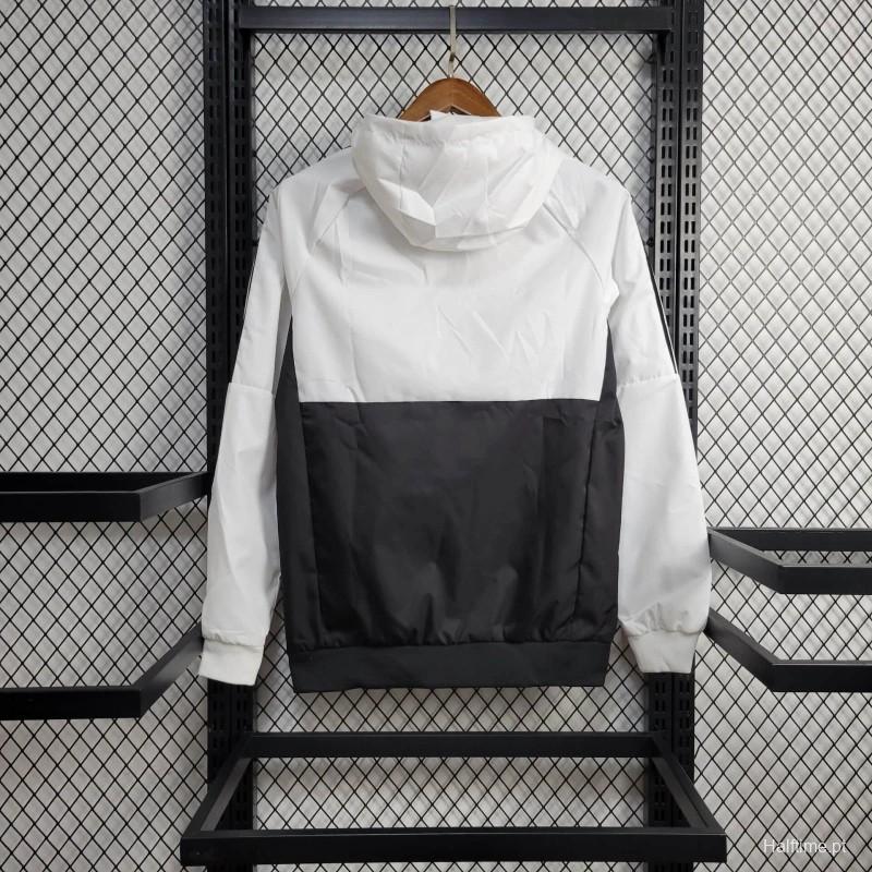 24/25 Belgium Black White Windbreaker