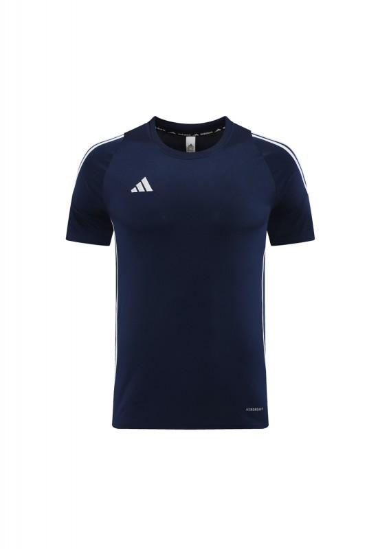 2024 Adidas Navy Short Sleeve Jersey+Shorts