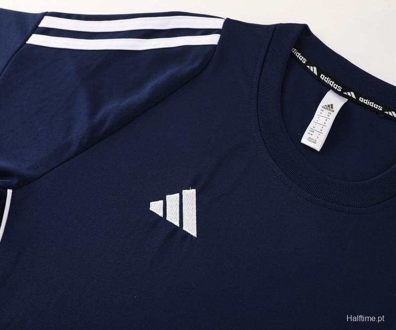 2024 Adidas Navy Short Sleeve Jersey+Shorts