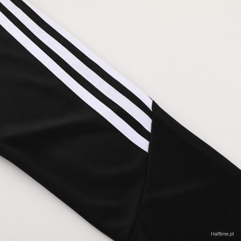 2024 Adidas Black Half Zipper Jacket+Pants