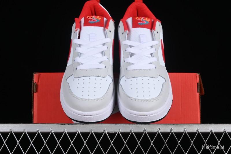 Nike Court Borough Low 2 Casual Campus Sneakers with Retro Basketball Design - FZ5525-161