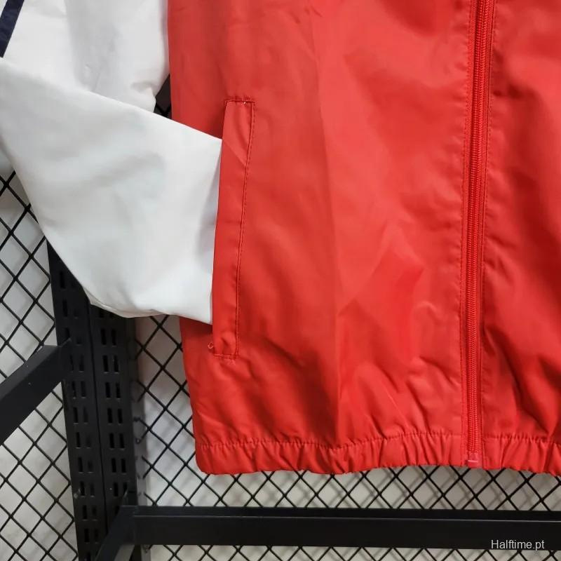 24/25 Arsenal Red Windbreaker