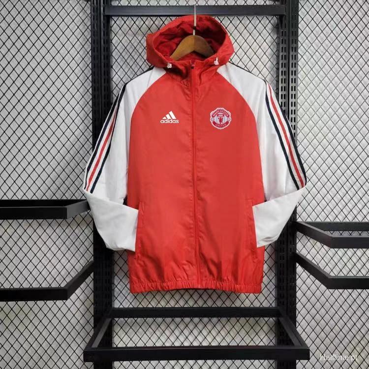 24/25 Manchester United Red Windbreaker