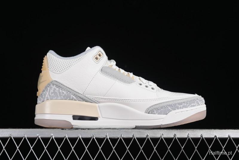 Nike Air Jordan 3 Retro Craft Ivory Sneakers - FJ9479-100
