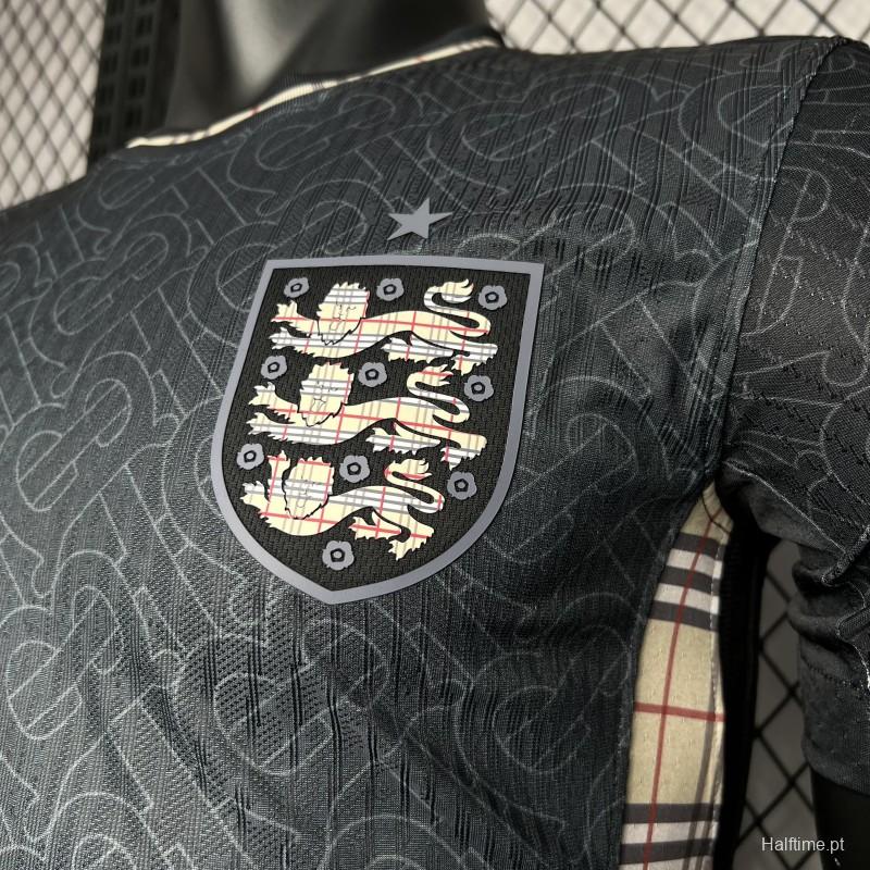 Player Version 2024 England Euro Jordan Black Jersey