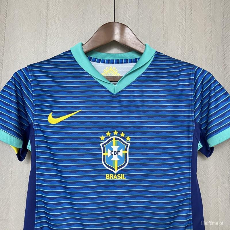 2024 Womens Brazil Away Shirt Jersey