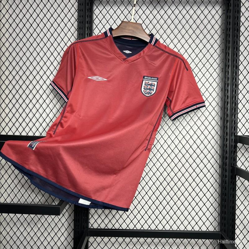 Retro 2002 England Away Jersey