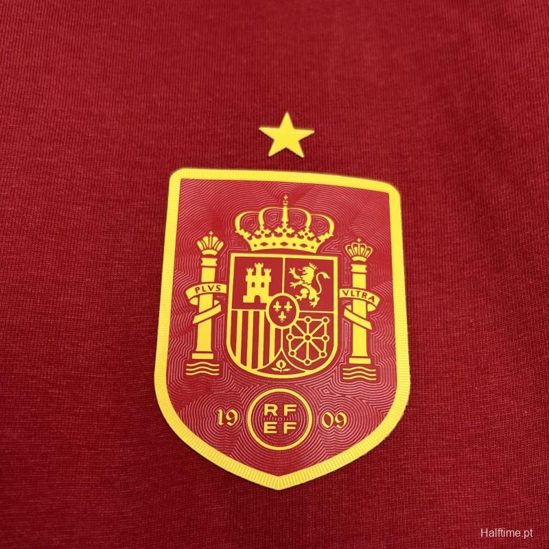 2024 Spain Euro Red Special Jersey