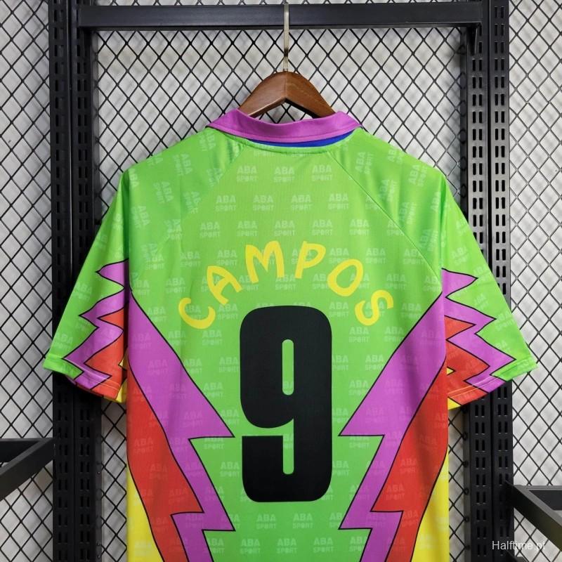 Retro 1994 USA World Cup Mexico Goalkeeper Jorge Campos Jersey