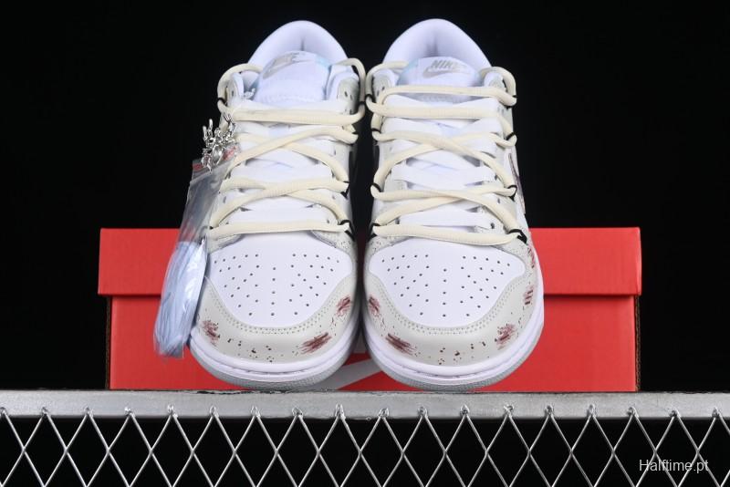 Nike Dunk Low SB 'Neutral' Urban Ruins Skate Shoes with Strap - DV0831-101