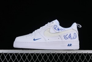 Nike Air Force 1 '07 Low "Butterfly Loves Flowers" Casual Sneakers - FB8971-100