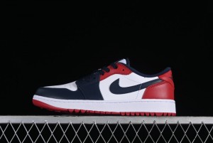 Nike Air Jordan 1 Low Golf Shoes Black Toe - DD9315-113