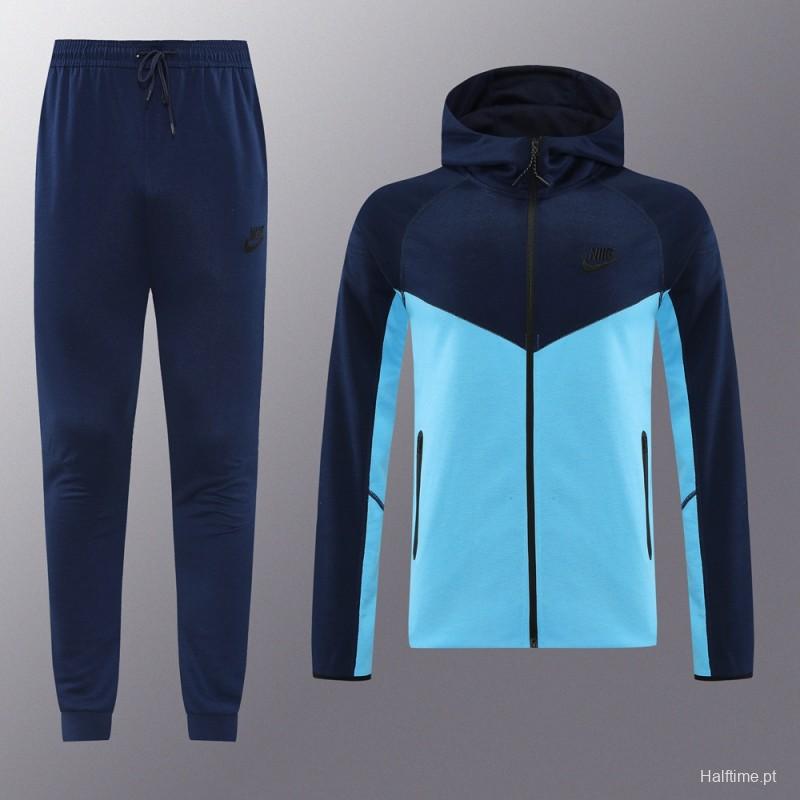 2024 NIKE Navy/Blue Full Zipper Jacket +Long Pants