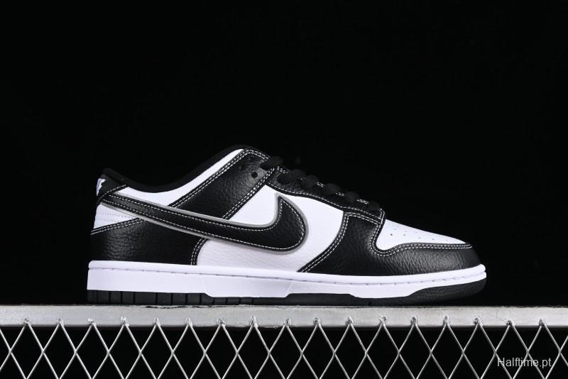 Nike Supreme x SB Dunk Low Panda Colorway Low-Top Casual Skate Shoes - RM2308-332