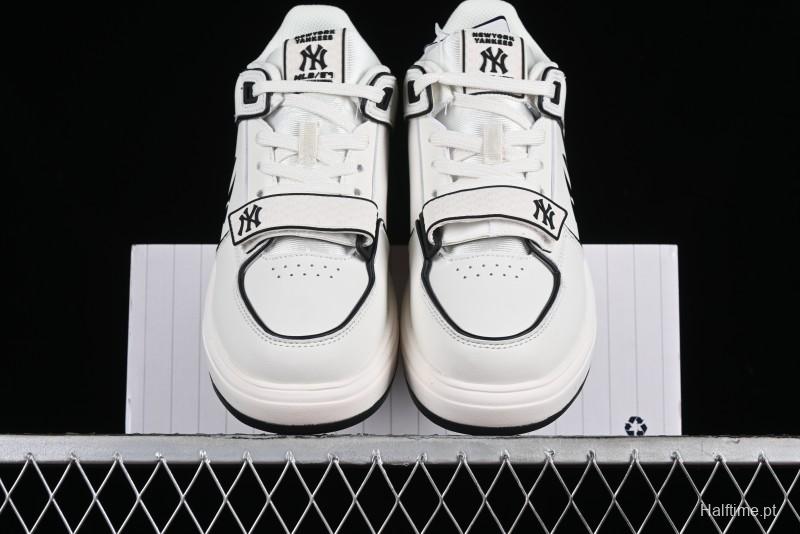 MLB Chunky Liner New York Yankees Hook & Loop Lightweight Platform Sneakers with 6cm Height Increase - 3ASXLMB3N50BKS