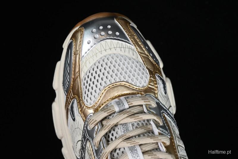 Dior Chrono Round Toe Lace-Up Lifestyle Casual Running Sneakers - 49G GOLDEN
